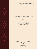 Théologie Systématique, Tome II: Apologétique et Canonique