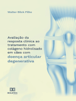 Avaliação da resposta clínica ao tratamento com colágeno hidrolisado em cães com doença articular degenerativa