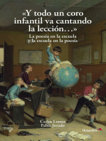 Y todo un coro infantil va cantando la canción: La poesía en la escuela y la escuela en la poesía