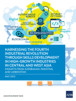 Harnessing the Fourth Industrial Revolution through Skills Development in High-Growth Industries in Central and West Asia: Insights  from Azerbaijan, Pakistan, and Uzbekistan