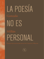 La poesía no es personal