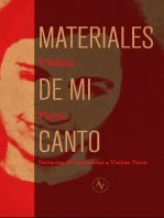 Materiales de mi canto: Extractos de entrevistas a Violeta Parra