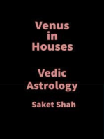 Venus in Houses: Vedic Astrology