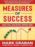 Measures of Success: React Less, Lead Better, Improve More