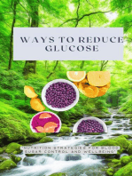 Ways To Reduce Glucose