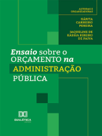 Ensaio sobre o orçamento na Administração Pública