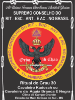 Ritual Do Grau 30 Cavaleiro Kadosh Ou Cavaleiro Da Águia Branca E Negra