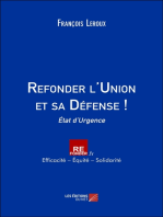 Refonder l'Union et sa Défense !: État d’Urgence