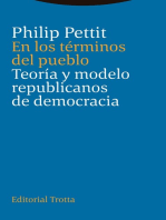 En los términos del pueblo: Teoría y modelo republicanos de democracia