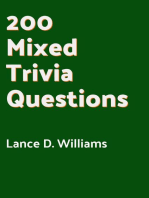 200 Mixed Trivia Questions