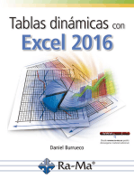 Tablas dinámicas con Excel 2016