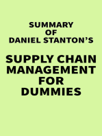 Summary of Daniel Stanton's Supply Chain Management For Dummies