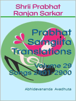 Prabhat Samgiita Translations: Volume 29 (Songs 2801-2900): Prabhat Samgiita Translations, #29