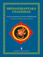 Brihadâranyaka Upanishad: Con los comentarios de Swami Nikhilananda