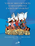 Encontros para Mês da Bíblia de 2024: Colocarei em vocês o meu espírito e vocês reviverão - Livro de Ezequiel