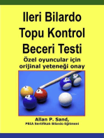 Ileri Bilardo Topu Kontrol Beceri Testi - Özel oyuncular için orijinal yeteneği onay