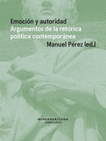 Emoción y autoridad: argumentos de la retórica política contemporáne