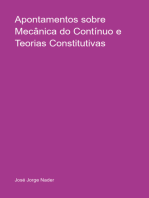 Apontamentos Sobre Mecânica Do Contínuo E Teorias Constitutivas