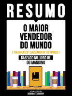 Resumo - O Maior Vendedor Do Mundo (The Greatest Salseman In The World) - Baseado No Livro De Og Mandino