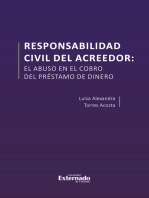 Responsabilidad civil del acreedor: El abuso en el cobro del préstamo de dinero