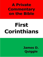 A Private Commentary on the Bible: First Corinthians