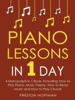 Piano Lessons: In 1 Day - Bundle - The Only 4 Books You Need to Learn How to Play Piano Music, Piano Chords and Piano Exercises Today