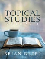 Topical Studies: Volume I