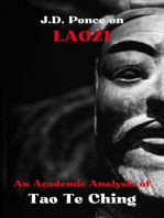 J.D. Ponce on Laozi: An Academic Analysis of Tao Te Ching: Taoism Series, #1