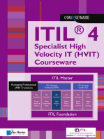 ITIL® 4 Specialist High Velocity IT (HVIT) Courseware