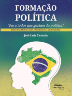 Formação Política: "Para todos que gostam da política" – principalmente para candidatos a vereadores