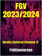 Direito Eleitoral FGV 2024 (Questões Comentadas): Questões Comentadas Concursos FGV 2024, #1