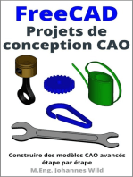 FreeCAD | Projets de conception CAO: Construire des modèles CAO avancés étape par étape