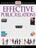 DK Essential Managers: Effective Public Relations