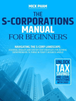 The S-Corporations Manual for Beginners