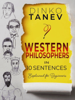 Western Philosophers in 10 Sentences: Explained for Beginners