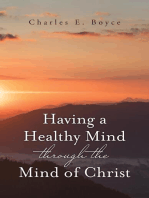 Having a Healthy Mind through the Mind of Christ