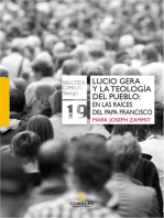 Lucio Gera y la teología del pueblo: En las raíces del Papa Francisco