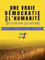 Une vraie démocratie pour l’humanité: L’espoyr (l’espoir)