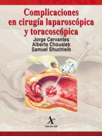 Complicaciones en cirugía laparoscópica y toracoscópica