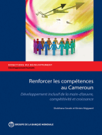 Renforcer les compétences au Cameroun: Développement inclusif de la main-d'oeuvre, compétitivité et croissance