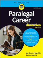 Paralegal Career For Dummies