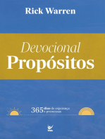 Devocional propósitos: 365 dias de esperança e promessas