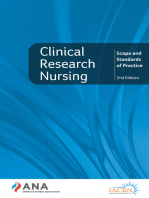 Clinical Research Nursing: Scope and Standards of Practice, 4th Edition