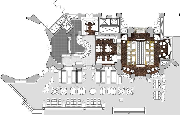 Architectual floor plan drawing