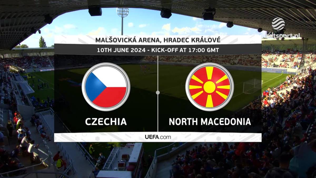 Czechy - Macedonia Północna. Skrót meczu
