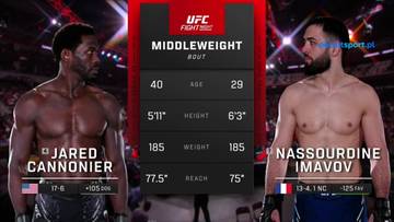 UFC Fight Night: Jared Cannonier - Nassourdine Imavov. Skrót walki