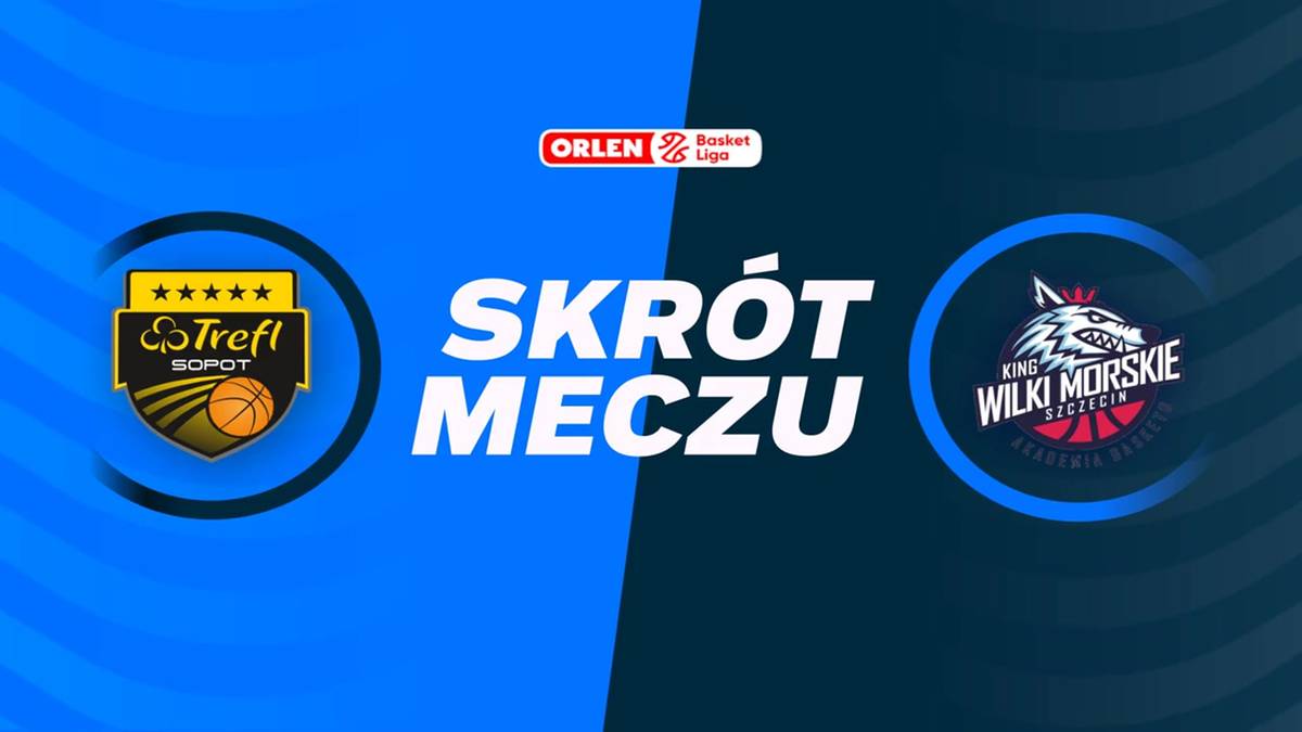 Trefl Sopot - King Szczecin. Skrót meczu