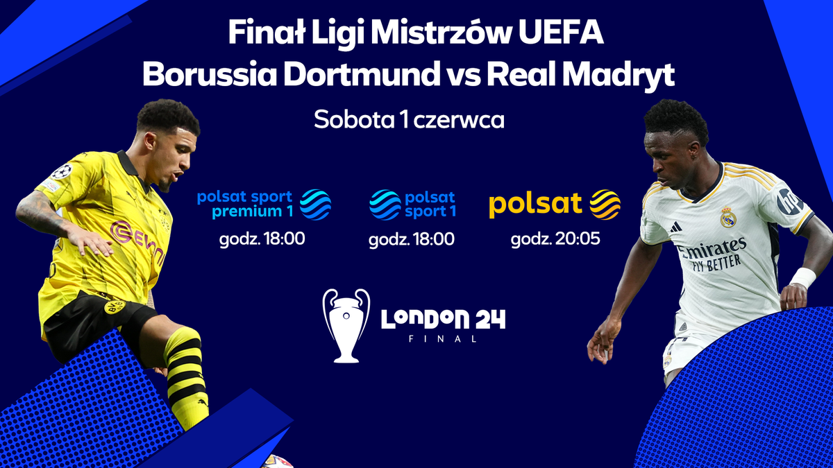 Finał Ligi Mistrzów UEFA w Polsacie głównym, Polsacie Sport 1 i Polsacie Sport Premium 1
