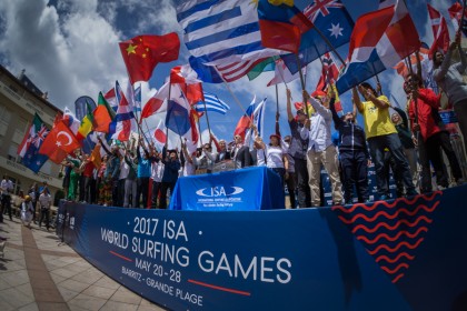 Spectacular Opening Ceremony Kicks off Historic ISA World Surfing Games in Biarritz, France