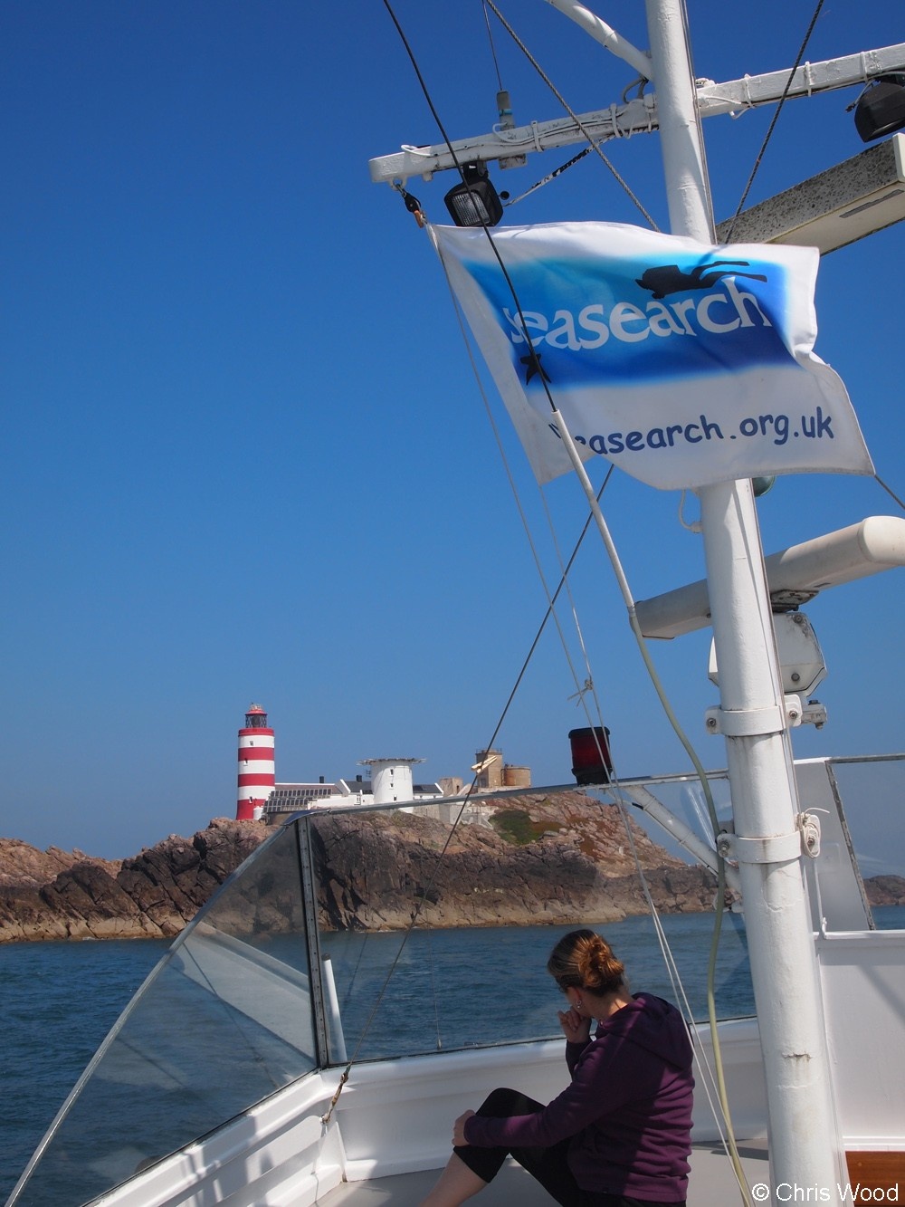 Dive boat during a Seasearch survey trip